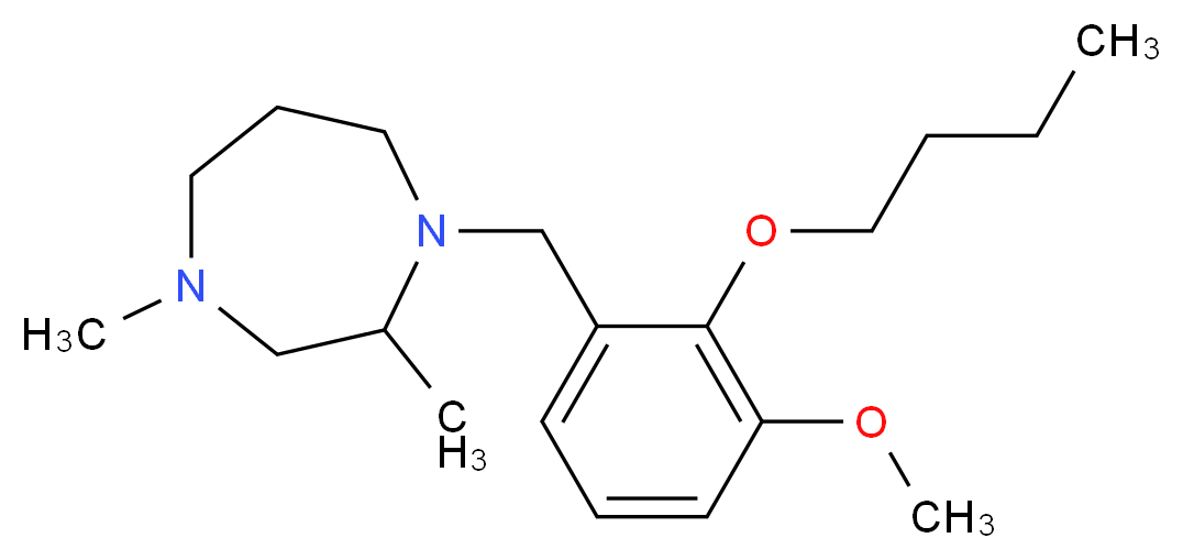 1-(2-butoxy-3-methoxybenzyl)-2,4-dimethyl-1,4-diazepane_Molecular_structure_CAS_)