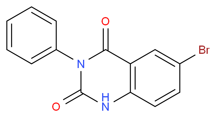 6-Bromo-3-phenyl-2,4(1H,3H)-quinazolinedione_Molecular_structure_CAS_23965-11-9)