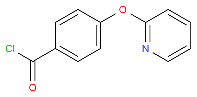 4-(pyrid-2-yloxy)benzoyl chloride_Molecular_structure_CAS_51363-01-0)
