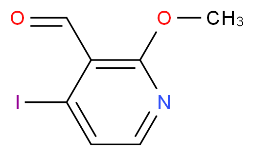 4-Iodo-2-methoxynicotinaldehyde_Molecular_structure_CAS_158669-26-2)