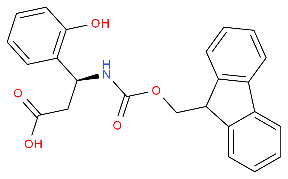FMOC-(S)-3-AMINO-3-(2-HYDROXY-PHENYL)-PROPIONIC ACID_Molecular_structure_CAS_501015-31-2)