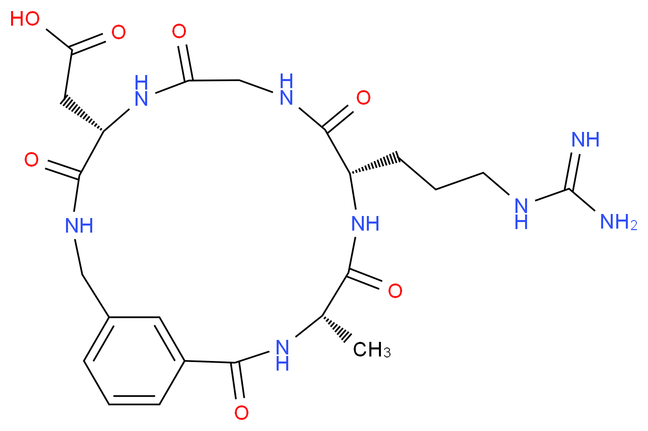 Cyclo(Ala-Arg-Gly-Asp-3-Aminomethylbenzoyl)_Molecular_structure_CAS_153381-95-4)