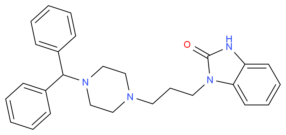 1-(3-(4-(diphenylmethyl)-1-piperazinyl)propyl)-1,3-dihydro-2h-benzimidazol-2-one_Molecular_structure_CAS_60607-34-3)