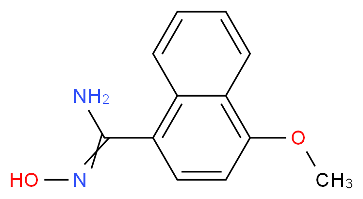 4-Methoxynaphthalene-1-amidoxime_Molecular_structure_CAS_690632-32-7)