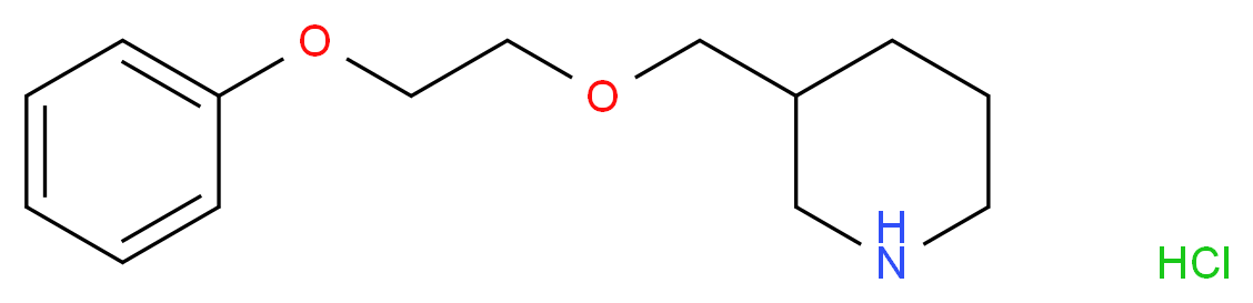 3-[(2-Phenoxyethoxy)methyl]piperidine hydrochloride_Molecular_structure_CAS_)