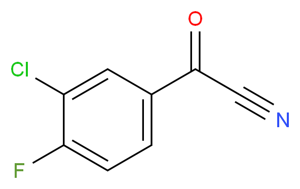 (3-Chloro-4-fluoro-phenyl)-oxo-acetonitrile_Molecular_structure_CAS_80277-45-8)
