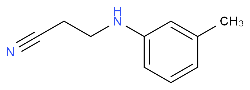 3-[(3-methylphenyl)amino]propanenitrile_Molecular_structure_CAS_27618-25-3)
