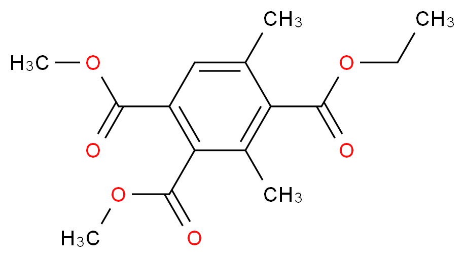4-ethyl 1,2-dimethyl 3,5-dimethylbenzene-1,2,4-tricarboxylate_Molecular_structure_CAS_56863-78-6)