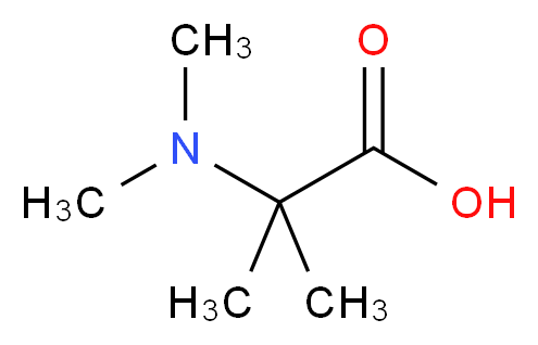 2-(Dimethylamino)-2-methylpropanoic acid_Molecular_structure_CAS_6458-06-6)