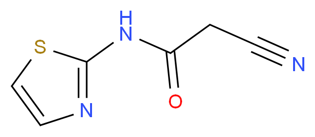 2-Cyano-N-thiazol-2-yl-acetamide_Molecular_structure_CAS_90158-62-6)