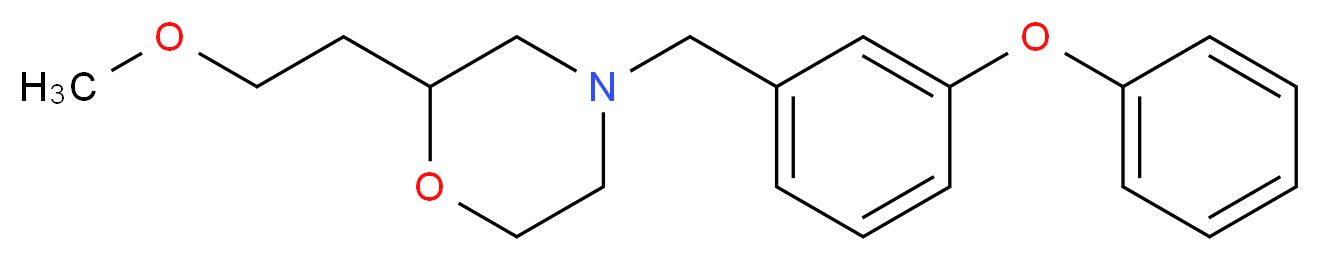 2-(2-methoxyethyl)-4-(3-phenoxybenzyl)morpholine_Molecular_structure_CAS_)