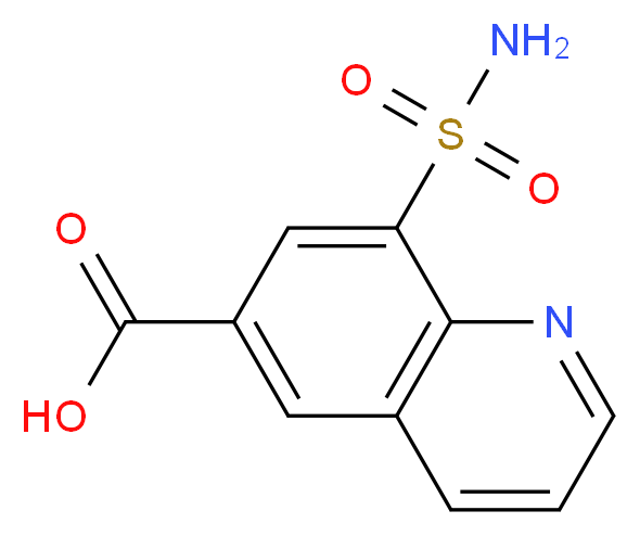 8-sulfamoylquinoline-6-carboxylic acid_Molecular_structure_CAS_)