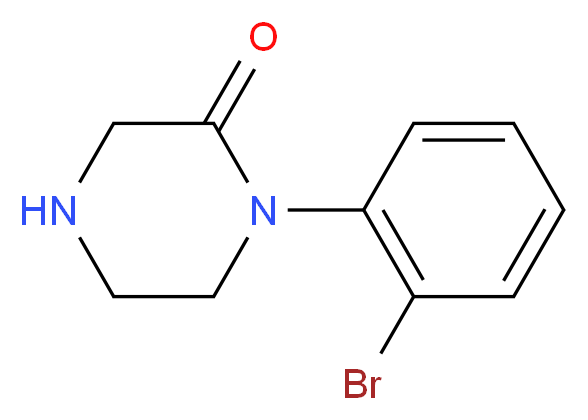 1-(2-Bromo-phenyl)-piperazin-2-one_Molecular_structure_CAS_885275-22-9)