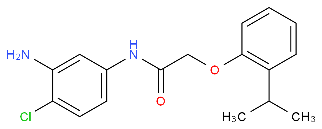 N-(3-Amino-4-chlorophenyl)-2-(2-isopropylphenoxy)-acetamide_Molecular_structure_CAS_)