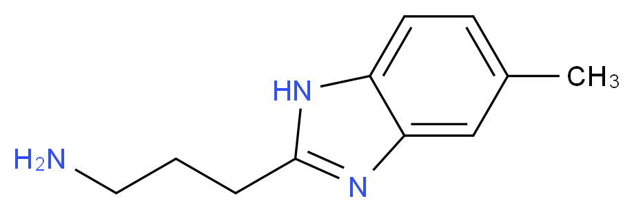 3-(5-METHYL-1H-BENZIMIDAZOL-2-YL)PROPAN-1-AMINE_Molecular_structure_CAS_630091-53-1)