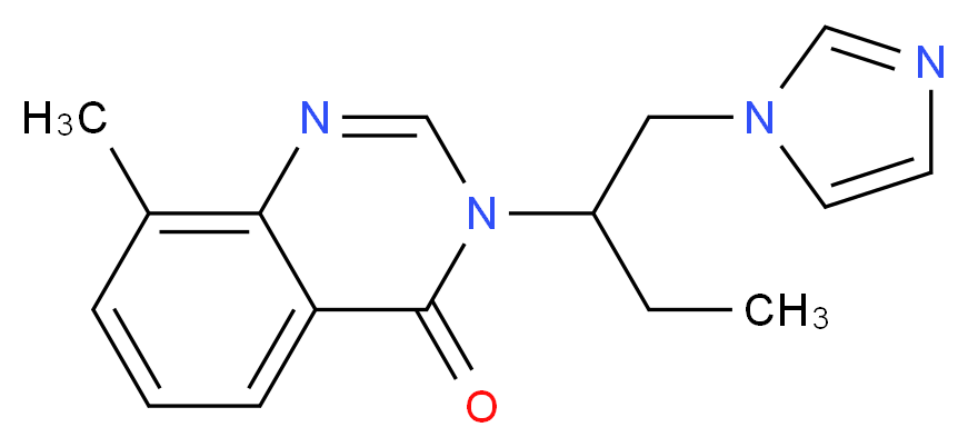 3-[1-(1H-imidazol-1-ylmethyl)propyl]-8-methylquinazolin-4(3H)-one_Molecular_structure_CAS_)
