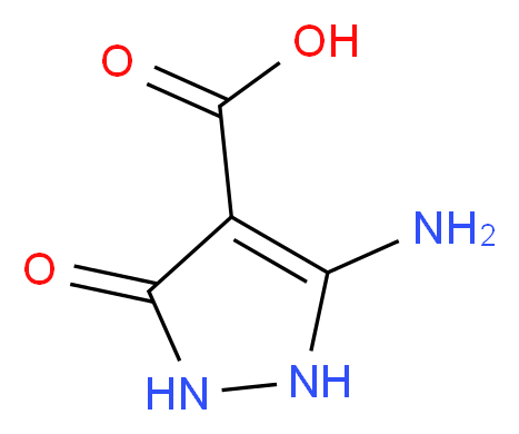 5-Amino-3-oxo-2,3-dihydro-1H-pyrazole-4-carboxylic acid_Molecular_structure_CAS_)