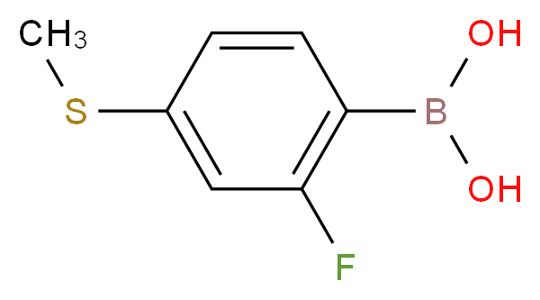 2-Fluoro-4-(methylthio)benzeneboronic acid 98%_Molecular_structure_CAS_957060-84-3)
