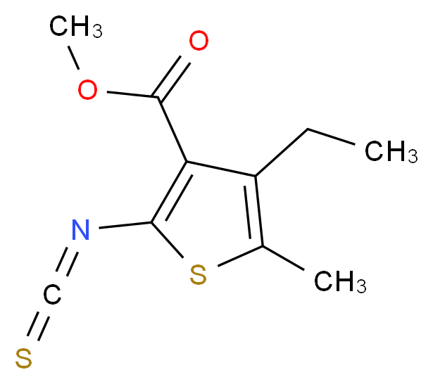 Methyl 4-ethyl-2-isothiocyanato-5-methylthiophene-3-carboxylate_Molecular_structure_CAS_)