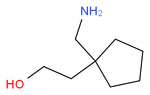 2-[1-(aminomethyl)cyclopentyl]ethan-1-ol_Molecular_structure_CAS_)