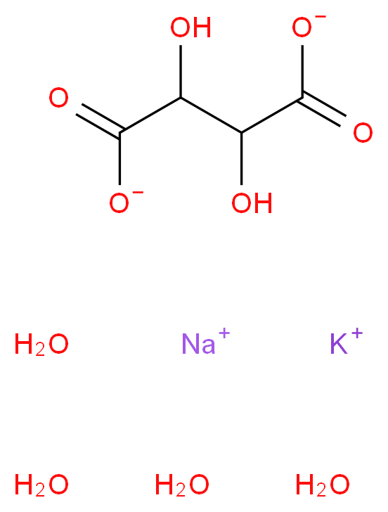 Potassium sodium L-tartrate tetrahydrate_Molecular_structure_CAS_6381-59-5)