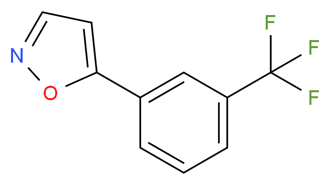 5-[3-(Trifluoromethyl)phenyl]isoxazole 97%_Molecular_structure_CAS_)