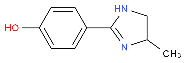 4-(4,5-Dihydro-4-methyl-1H-imidazol-2-yl)phenol_Molecular_structure_CAS_)