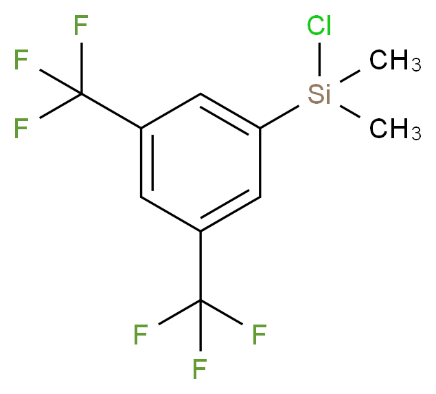 3,5-Bis(trifluoromethyl)phenyldimethylchlorosilane_Molecular_structure_CAS_732306-23-9)