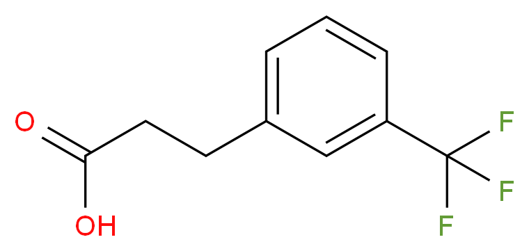 3-[3-(Trifluoromethyl)phenyl]propanoic acid_Molecular_structure_CAS_585-50-2)