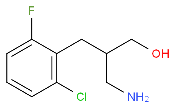3-amino-2-[(2-chloro-6-fluorophenyl)methyl]propan-1-ol_Molecular_structure_CAS_)