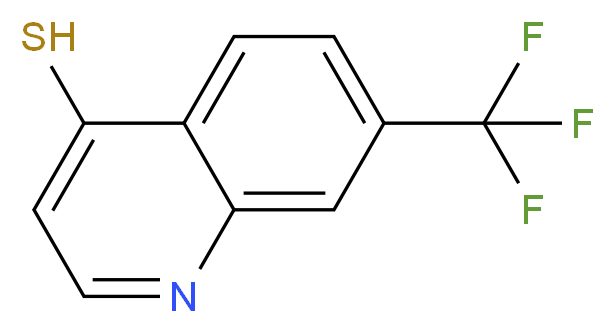 7-(Trifluoromethyl)quinoline-4-thiol_Molecular_structure_CAS_64415-07-2)