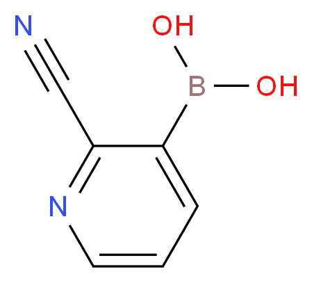 2-Cyanopyridine-3-boronic acid_Molecular_structure_CAS_874290-88-7)