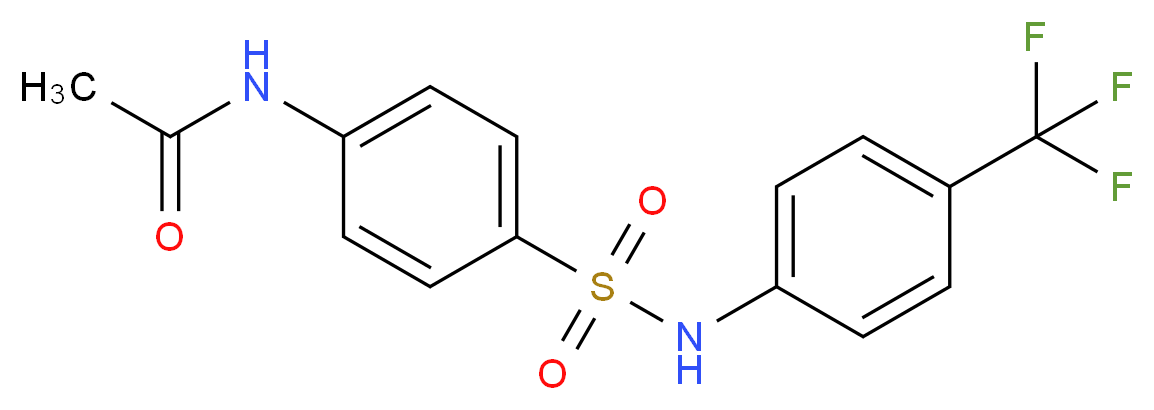 4'-[4-(Trifluoromethyl)phenylsulfamoyl]acetanilide_Molecular_structure_CAS_)