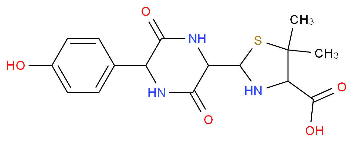 Amoxicillin Diketopiperazine(Mixture of Diastereomers)_Molecular_structure_CAS_94659-47-9)