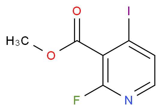 Methyl 2-fluoro-4-iodonicotinate_Molecular_structure_CAS_884494-84-2)