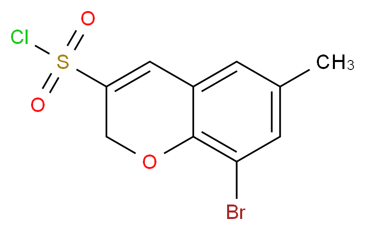 8-bromo-6-methyl-2H-chromene-3-sulfonyl chloride_Molecular_structure_CAS_)