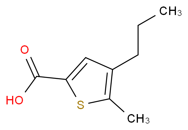 5-methyl-4-propylthiophene-2-carboxylic acid_Molecular_structure_CAS_)