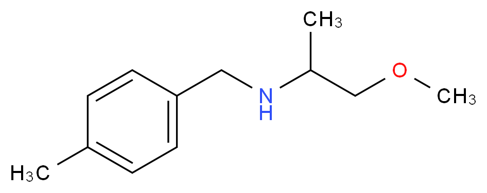 (2-methoxy-1-methylethyl)(4-methylbenzyl)amine_Molecular_structure_CAS_355814-07-2)