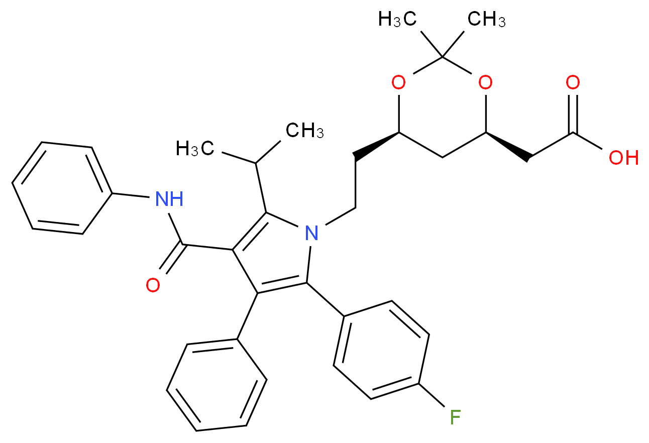 Atorvastatin Acetonide_Molecular_structure_CAS_581772-29-4)