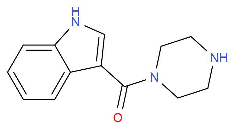 3-(Piperazin-1-ylcarbonyl)-1H-indole_Molecular_structure_CAS_)