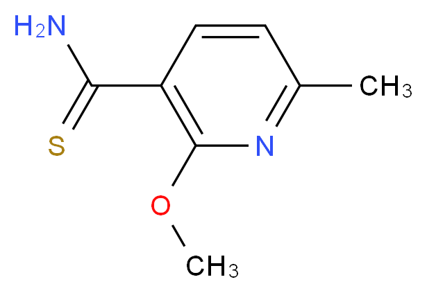 2-methoxy-6-methylpyridine-3-carbothioamide_Molecular_structure_CAS_)