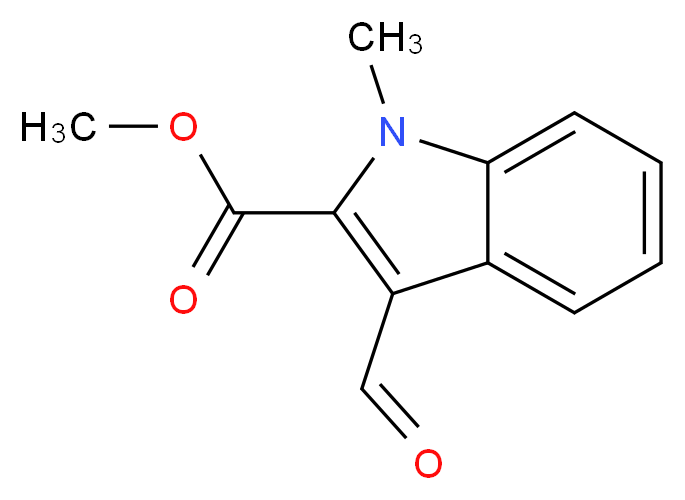 methyl 3-formyl-1-methyl-1H-indole-2-carboxylate_Molecular_structure_CAS_)