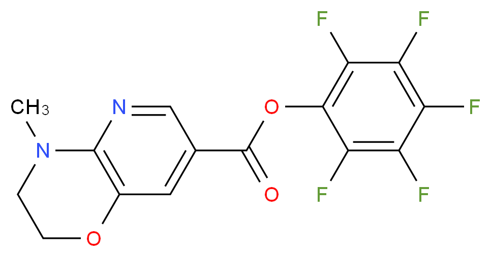 pentafluorophenyl 4-methyl-3,4-dihydro-2H-pyrido[3,2-b][1,4]oxazine-7-carboxylate_Molecular_structure_CAS_921938-83-2)