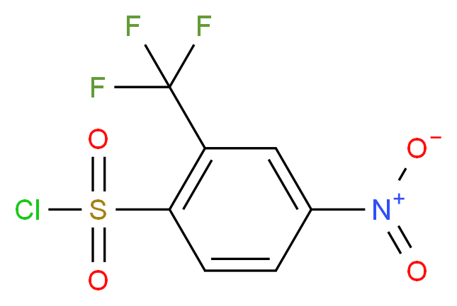 4-nitro-2-(trifluoromethyl)benzene-1-sulfonyl chloride_Molecular_structure_CAS_)
