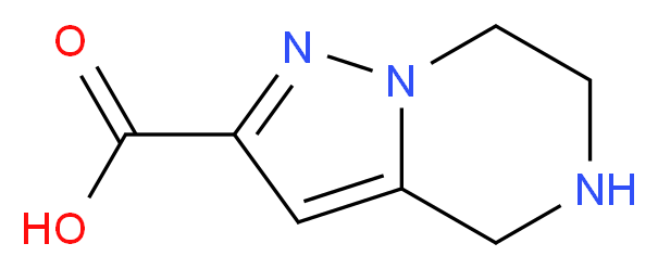 4,5,6,7-tetrahydropyrazolo[1,5-a]pyrazine-2-carboxylic acid_Molecular_structure_CAS_)