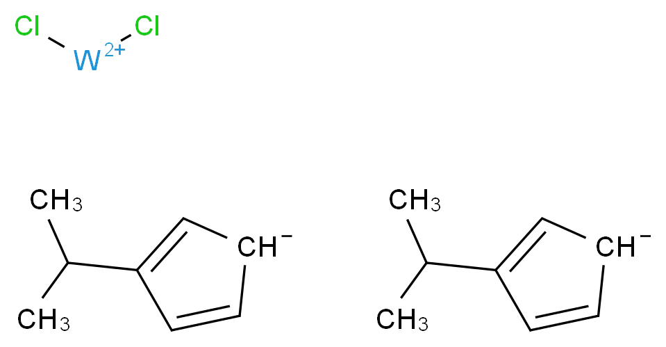 Bis(isopropylcyclopentadienyl)tungsten(IV) dichloride_Molecular_structure_CAS_90023-13-5)