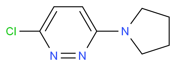 3-chloro-6-(1-pyrrolidinyl)pyridazine_Molecular_structure_CAS_66346-85-8)