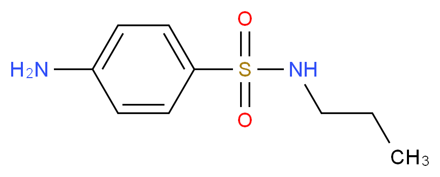 4-Amino-N-propylbenzenesulfonamide_Molecular_structure_CAS_)