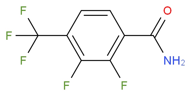 2,3-Difluoro-4-(trifluoromethyl)benzamide_Molecular_structure_CAS_)