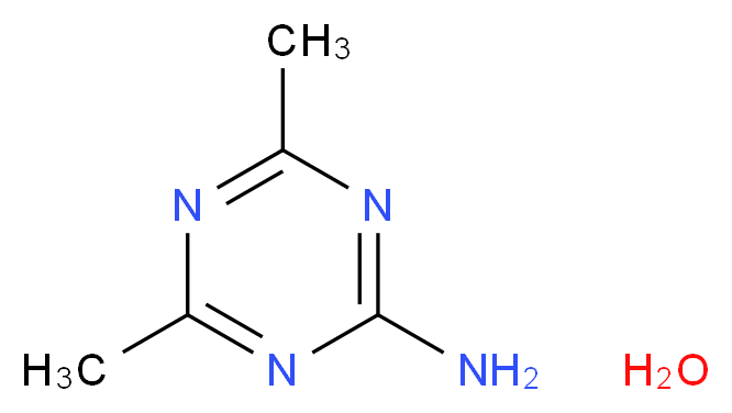 4,6-dimethyl-1,3,5-triazin-2-amine hydrate_Molecular_structure_CAS_175278-59-8)